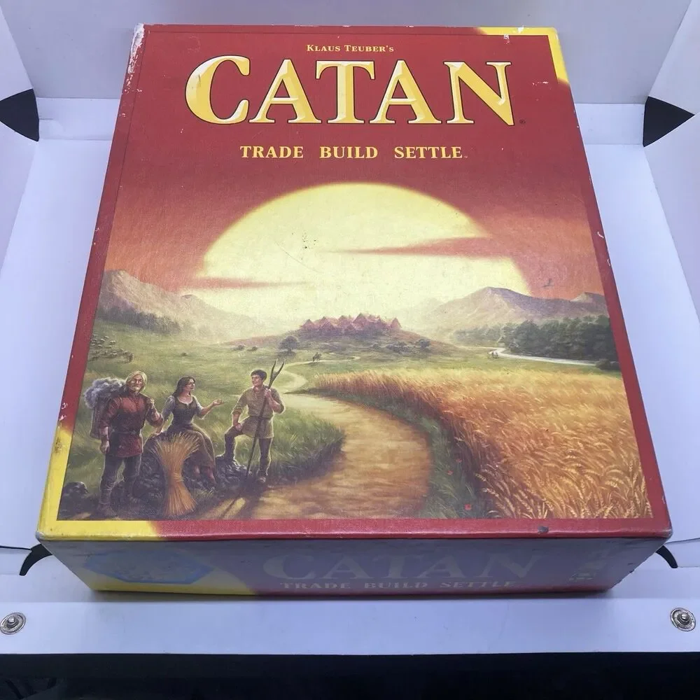 Catan Board Game Trade Build Settle Complete Open Box